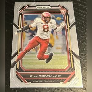 2023 Panini Prizm Draft Will McDonald IV Rookie
